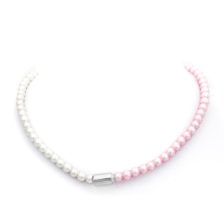 Collana Colorata con Perle...