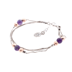Bracciale Argento 925 e Oro...